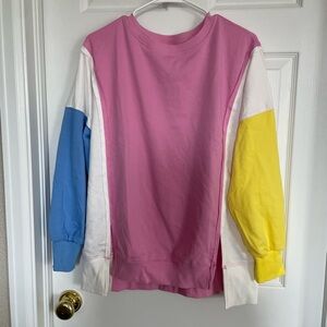 Colorful Long Sleeve Sweatshirt